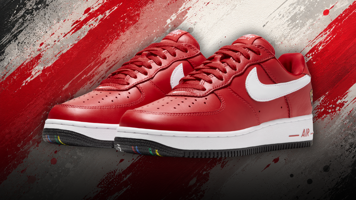 Victor Victor x Nike Air Force 1 Low University Red