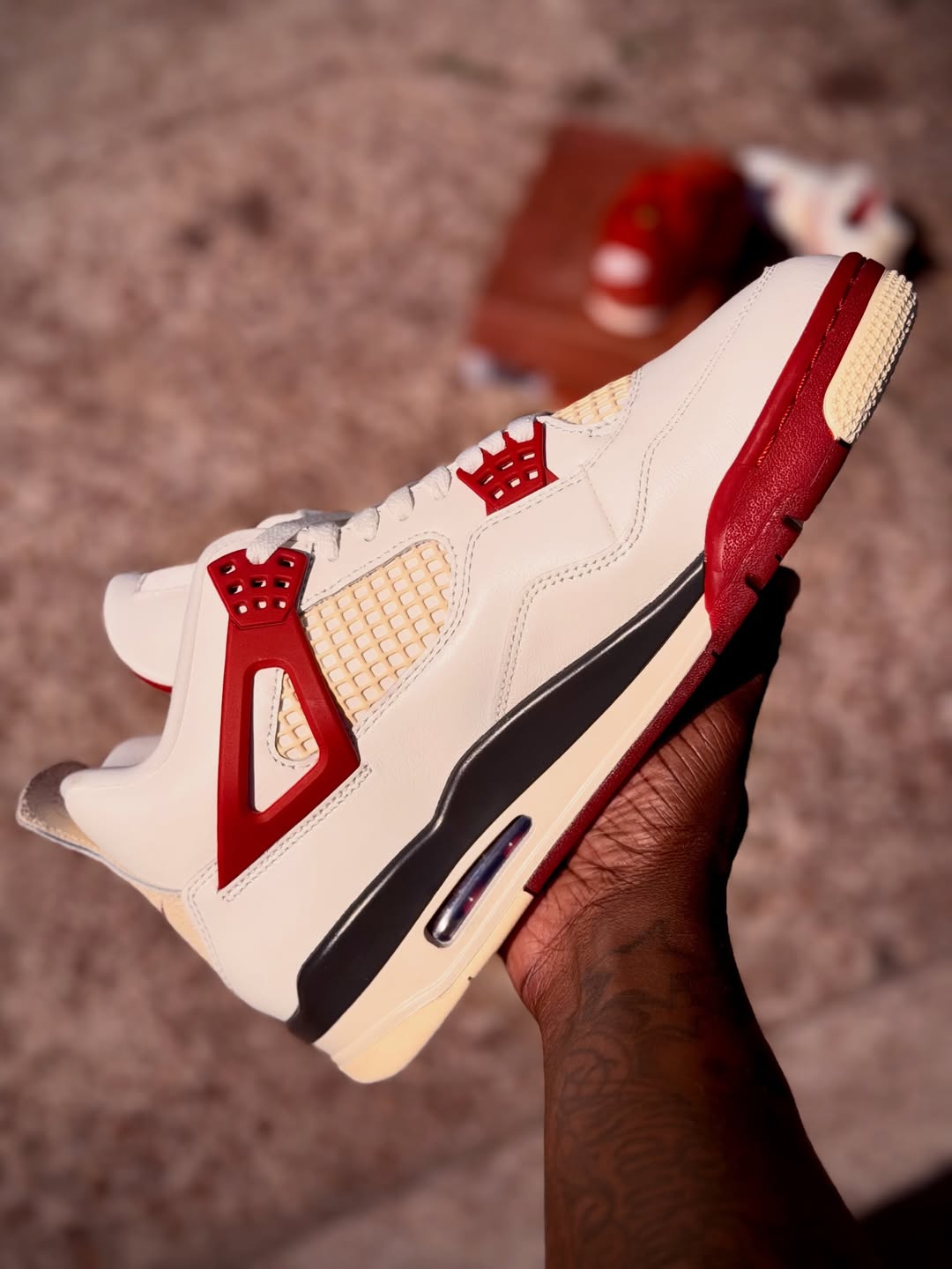 Nigel Sylvester x Air Jordan 4 "Brick After Brick" first look
