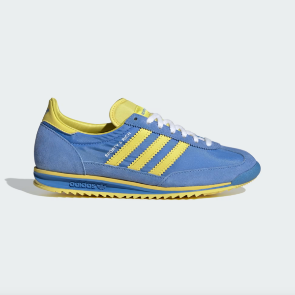 Sporty & Rich x adidas SL72 OG "Blue" (W) (JH6701) Release Date Sporty & Rich x adidas SL72 OG "Blue" (W) (JH6701) Release Date