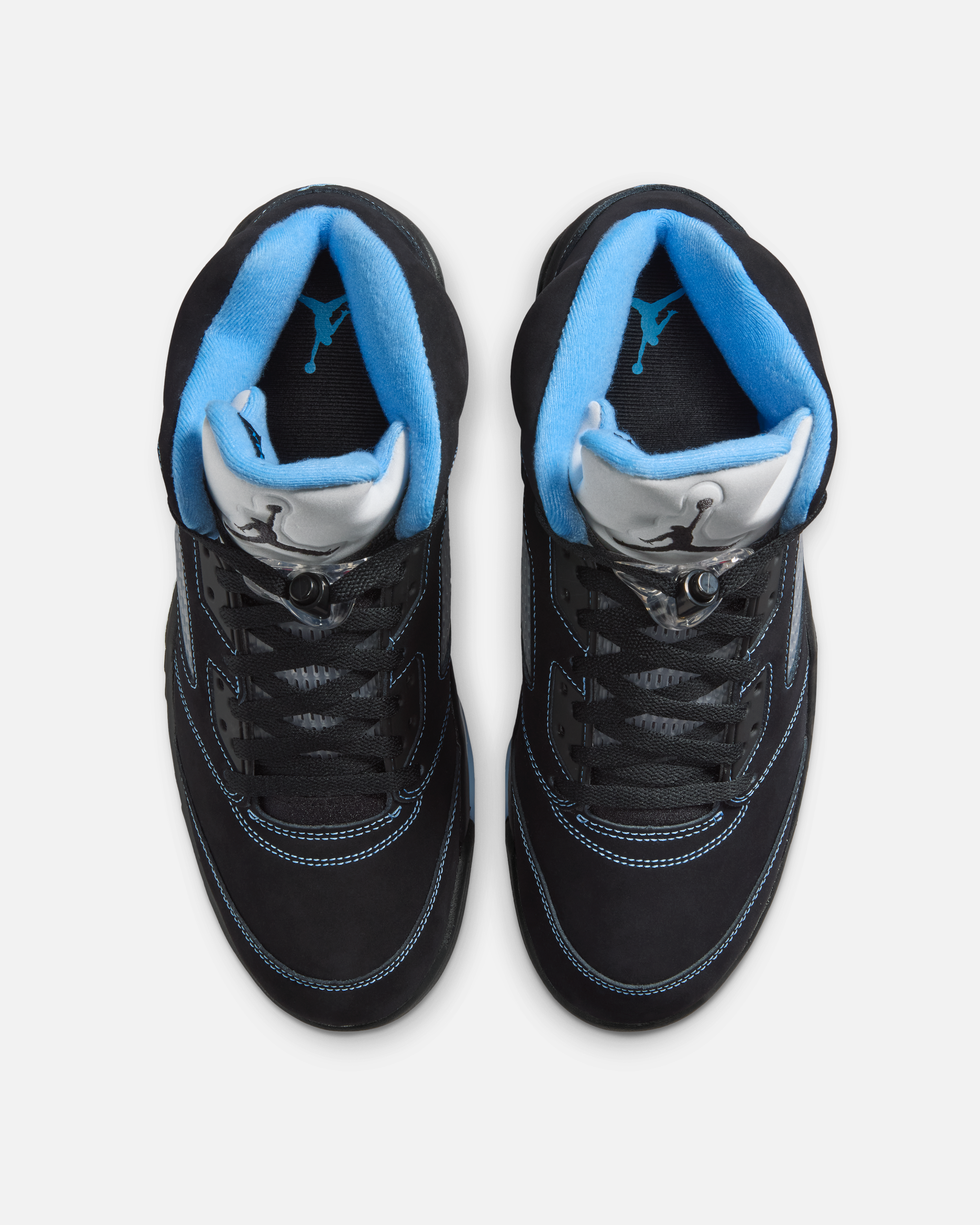 Air Jordan 5 "Black University Blue" side view