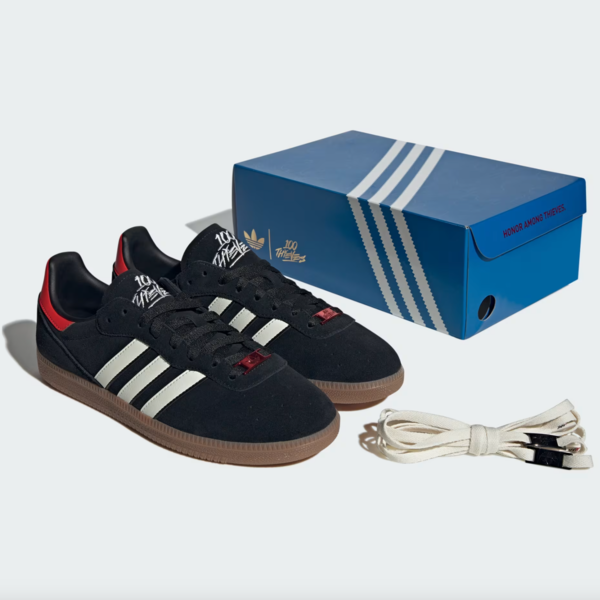 100 Thieves x adidas Palos Hills "Carbon" (JH9125) Release Date