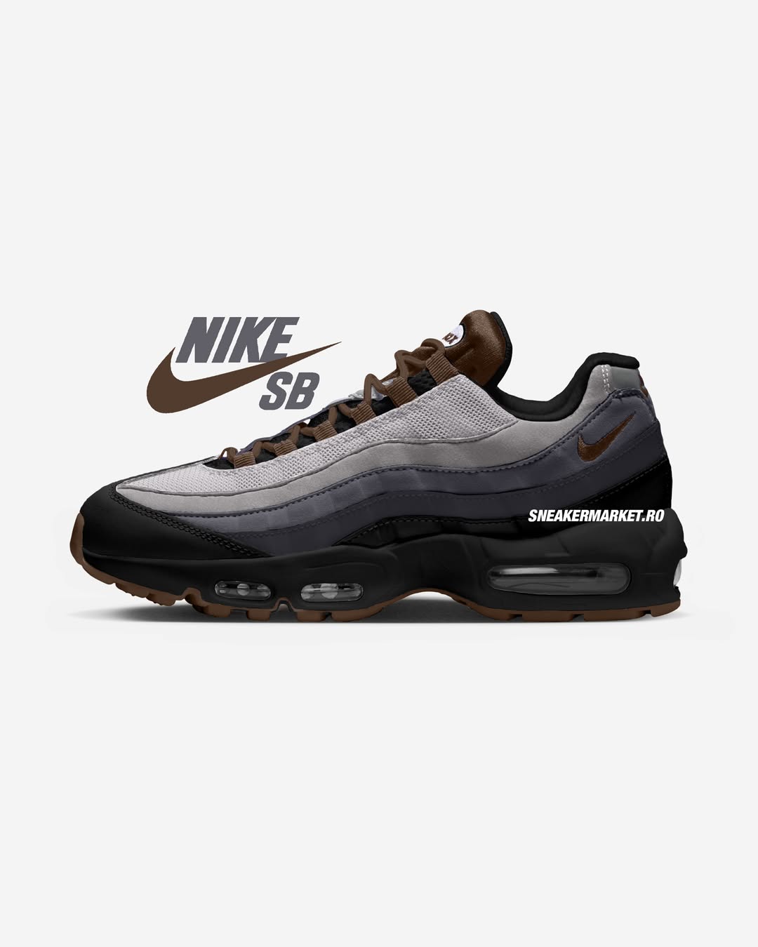 Nike SB Air Max 95 "Cacao Wow" mock-up