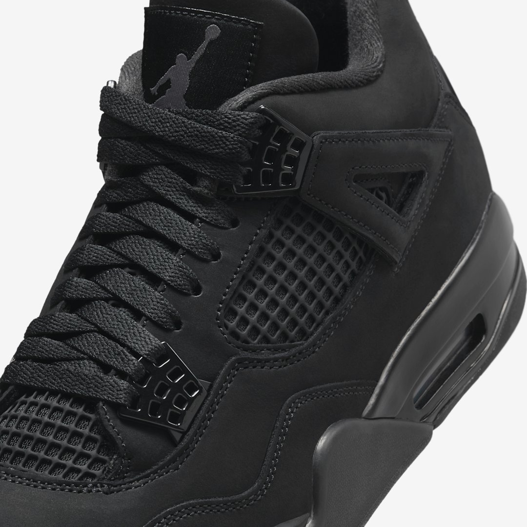 Air Jordan 4 Black Cat Air Jordan 4 Black Cat in-hand look