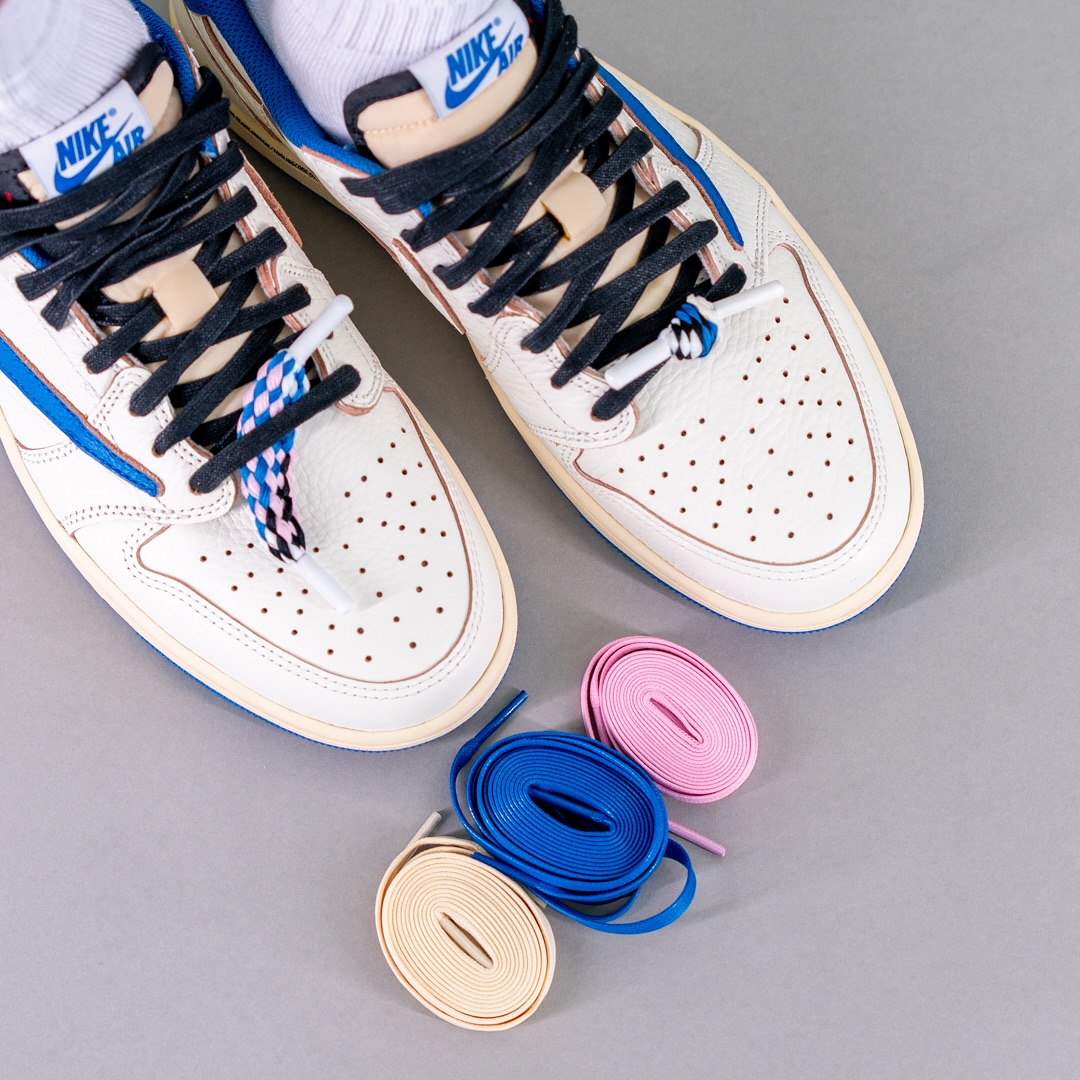 Fragment x Travis Scott x Air Jordan 1 Low side view