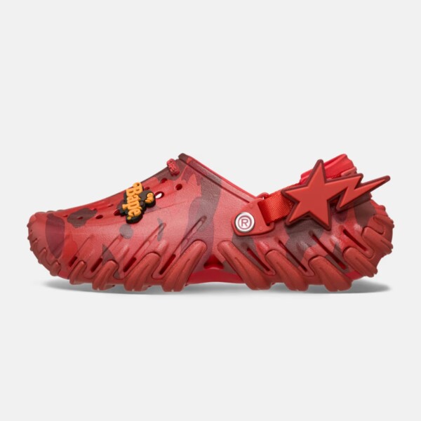 BAPE x Crocs Echo RO Clog "Red Camo" (213140-8C1) Release Date