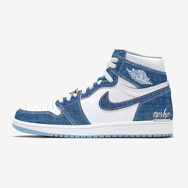 Nike WMNS Air Jordan 1 High "Denim" (TBA) Release Date Nike WMNS Air Jordan 1 High "Denim" (TBA) Release Date