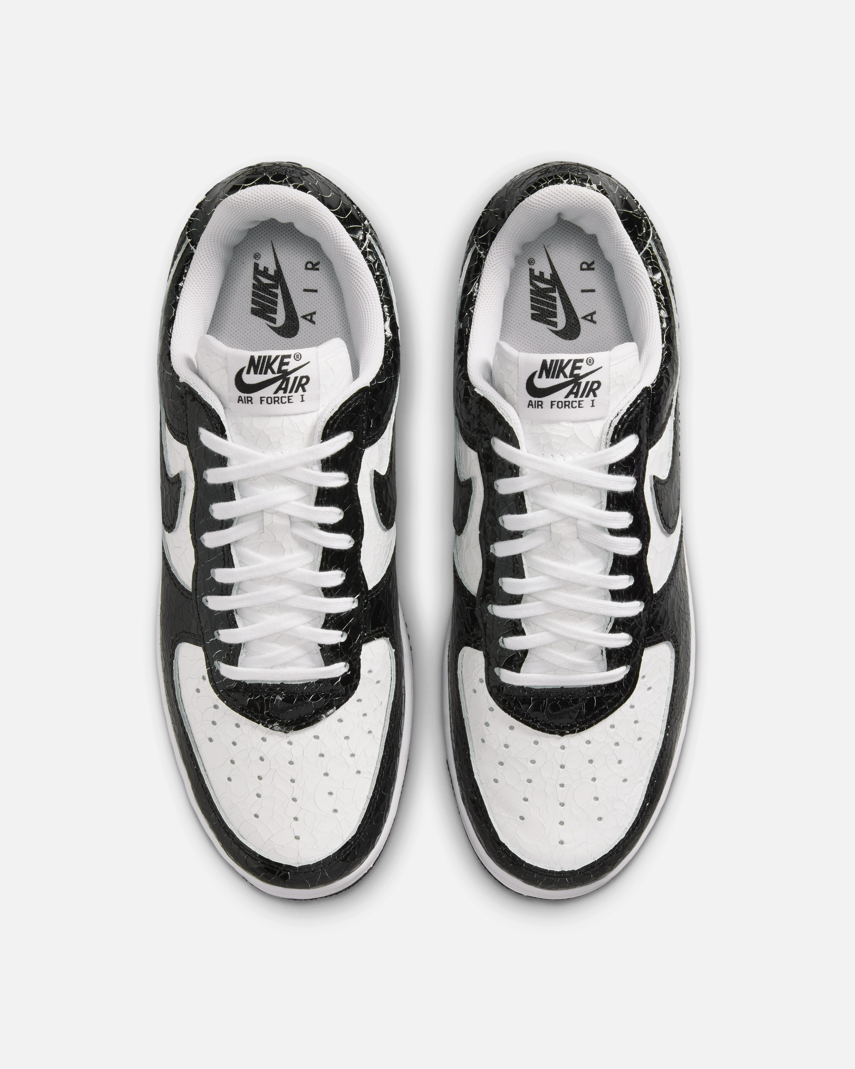 Nike Air Force 1 Low Cracked Leather Black