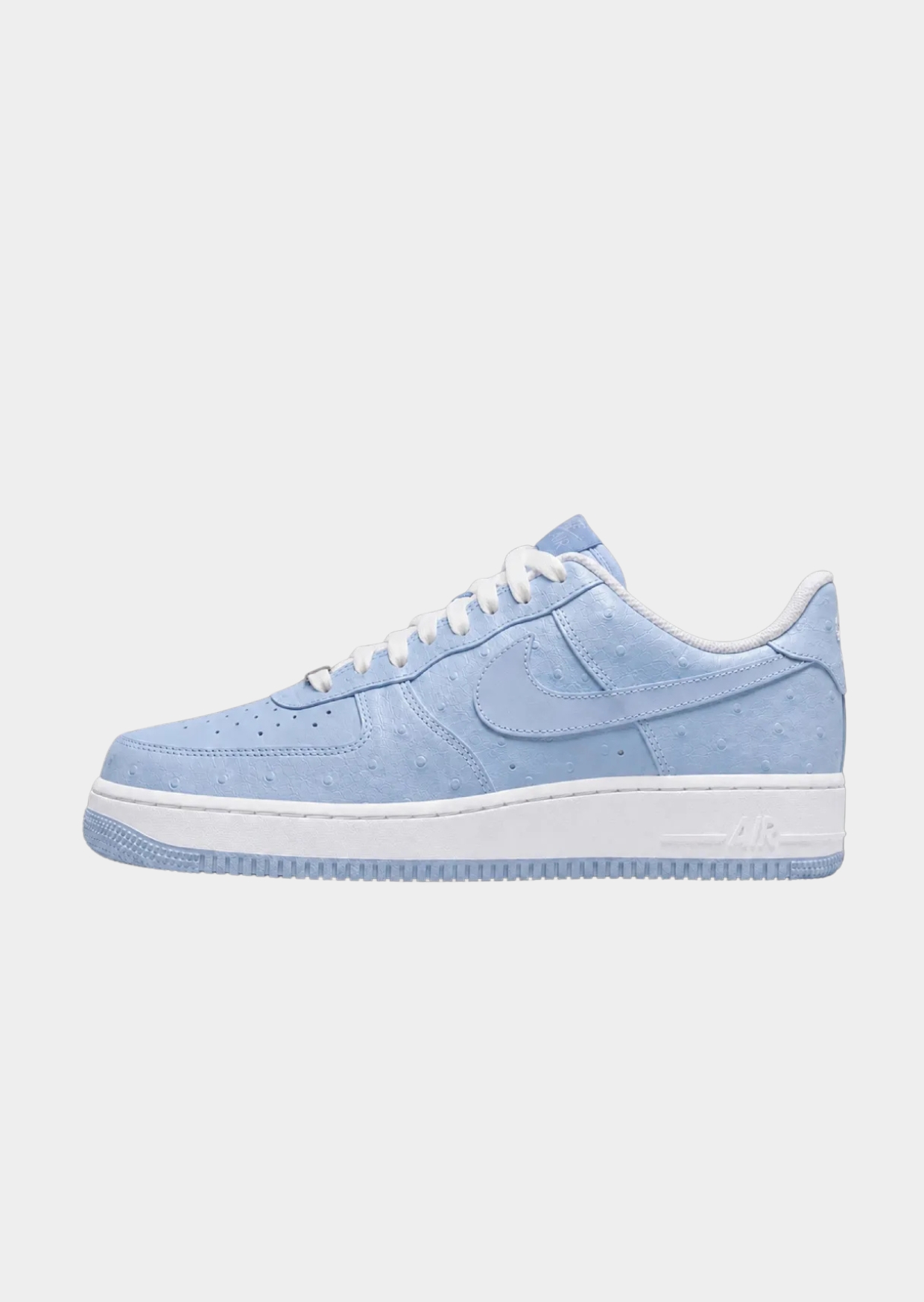 Travis Scott Air Force 1 Low Blue Ostrich