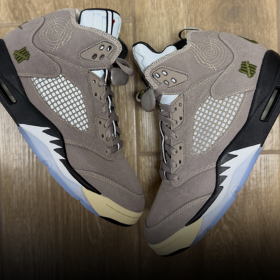 Undefeated x Air Jordan 5 “Moon Fossil” First Look