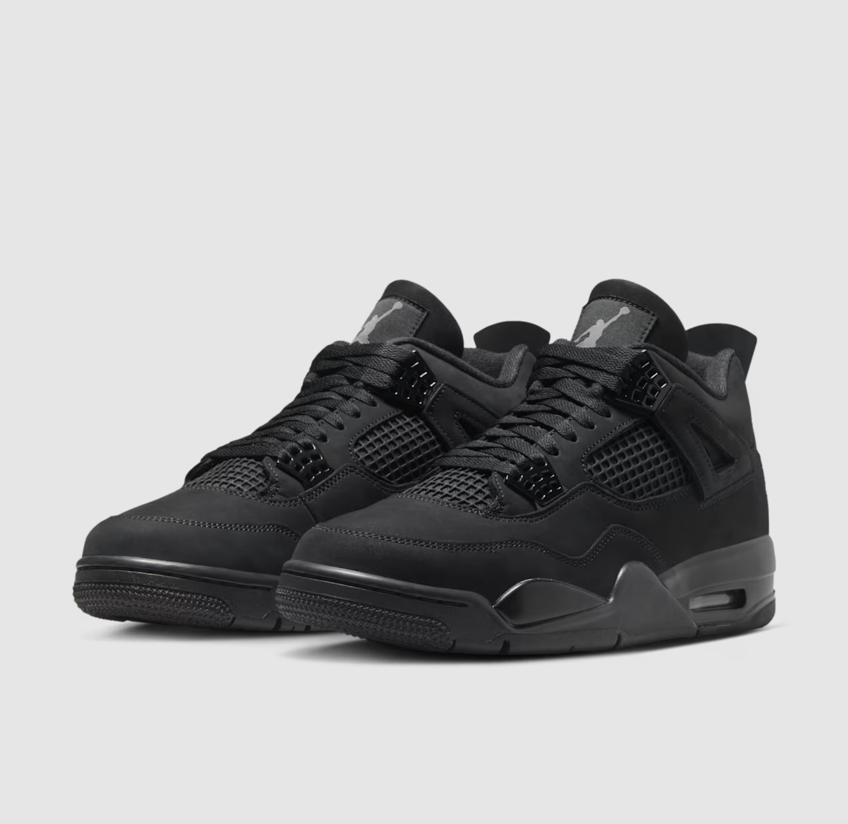 Air Jordan 4 Black Cat Air Jordan 4 Black Cat in-hand look