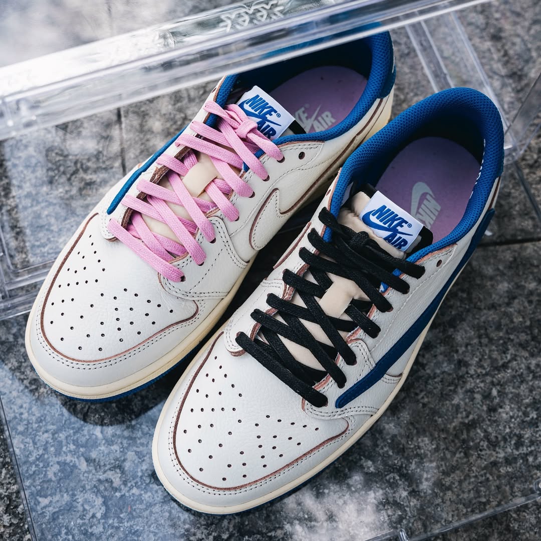 Fragment x Travis Scott x Air Jordan 1 Low Releases In 2025 | Sneaktorious