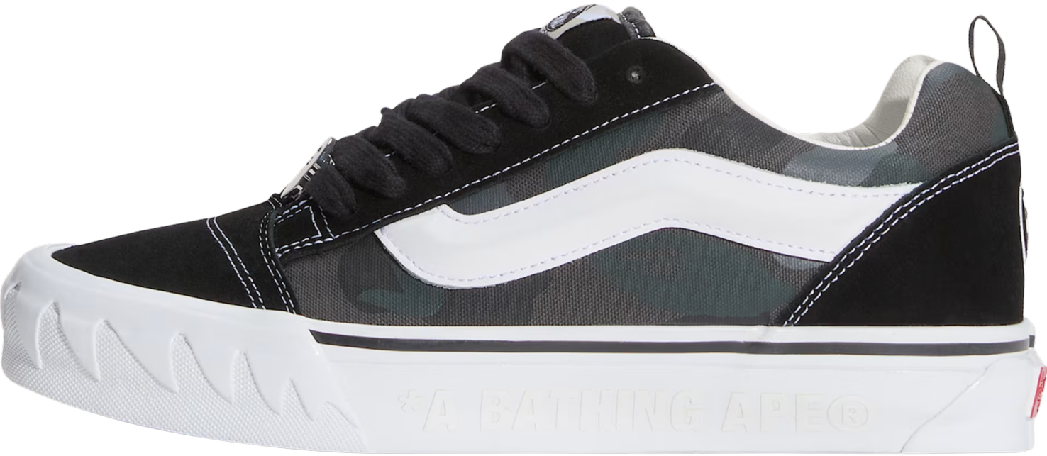 BAPE x Vans Knu Skool "Black"