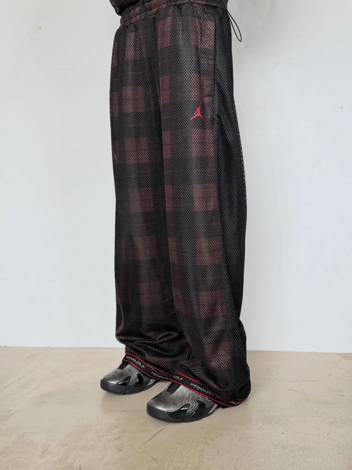 Mowalola Air Jordan 14 Mule Burnt Red