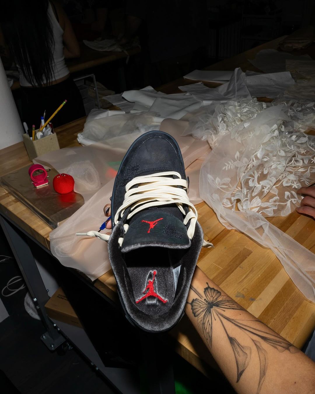 Who Decides War x Jordan Flight Court (W) First Look