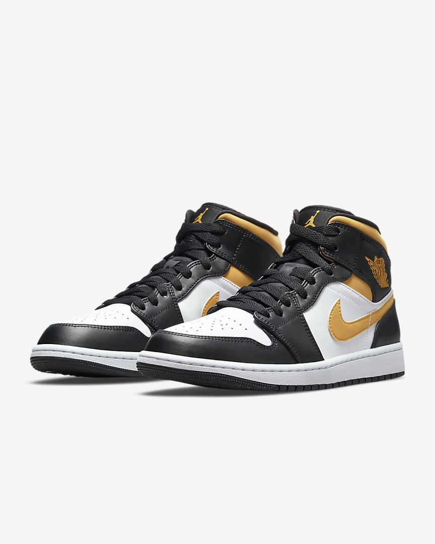 jordan aj 1 mid pollen