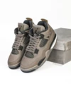 Air Jordan 4 "Cave Stone" side view on foot