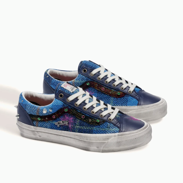 Harris Tweed x Vans Premium Old Skool 36 "Blue Multi" (VN000E8VBIP) Release Date