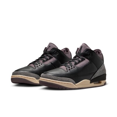 A Ma Maniere x Air Jordan 3 "Black" Official Images