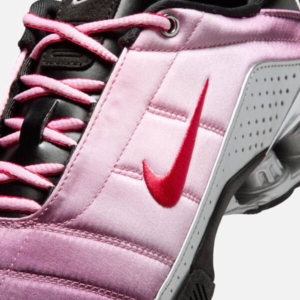 Forget-Me-Nots x Nike Total 90 Shox Magia "Shy Pink Red Black" (IQ5683-601) Release Date