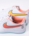 Side view of Nike Air Force 1 Low “NY vs NY” 2025 with orange and yellow gradient Swooshes.