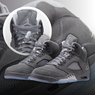 The Air Jordan 5 "Wolf Grey" Releases Today Globally