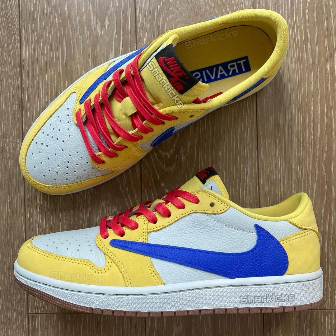 Travis Scott x Air Jordan 1 Low “Canary” | First Look | Sneaktorious