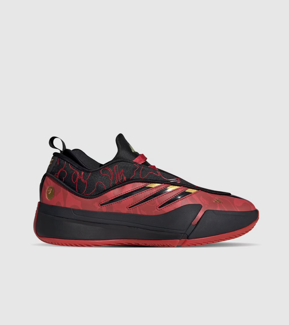 BAPE x adidas Dame 9 Black Scarlet Raffle List