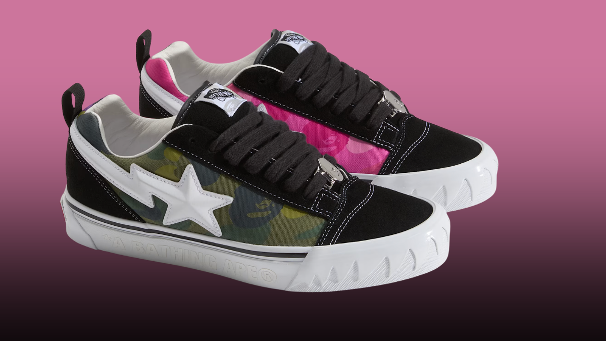 BAPE x Vans Knu Skool Green