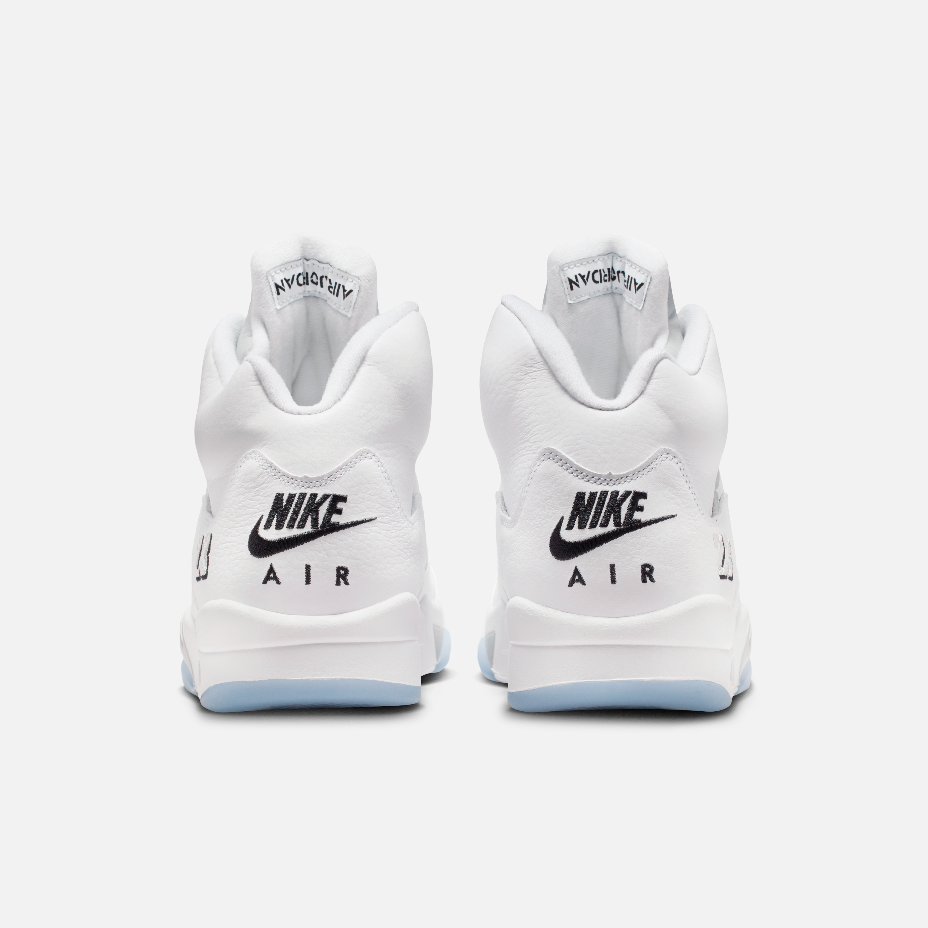 Air Jordan 5 White Metallic official look