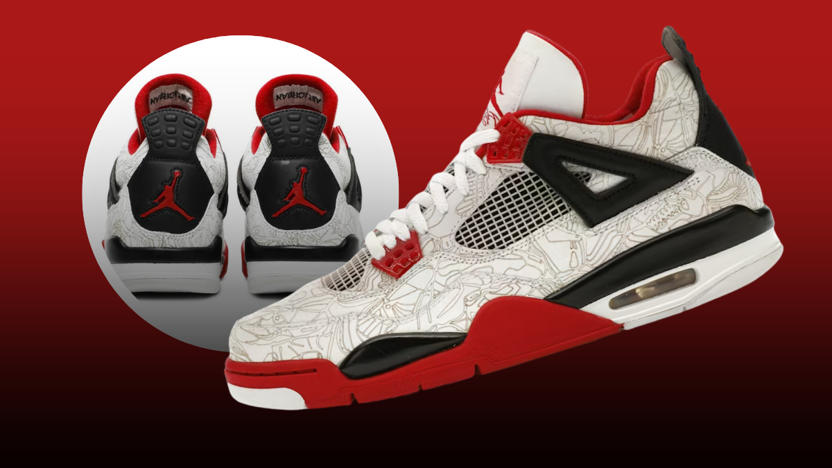 Air Jordan 4 White Laser