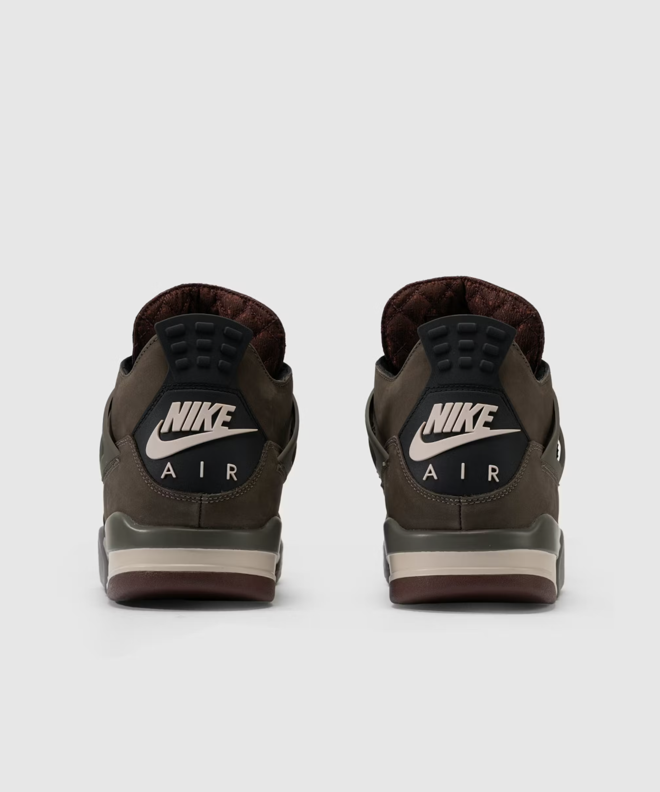 A Ma Maniere x Air Jordan 4 “Dark Mocha” side view mock up