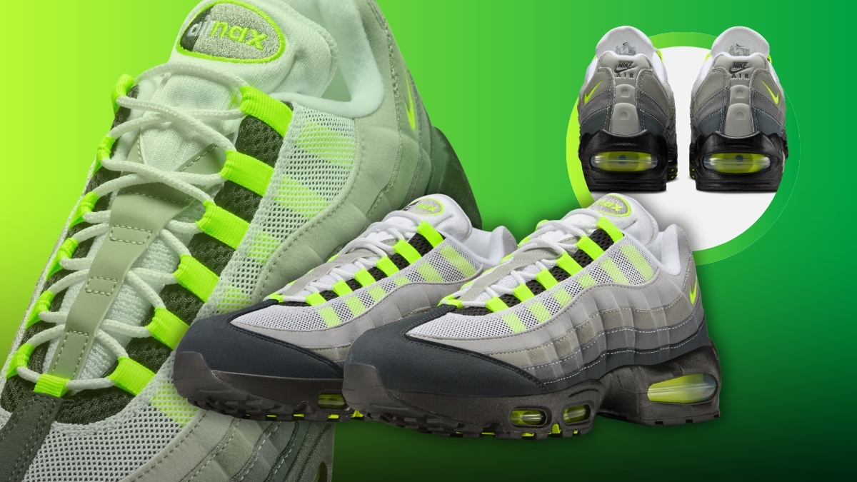 pink and lime green air max 95
