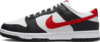 Nike Dunk Low "Black White Red"