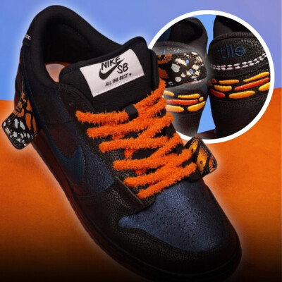 Bluetile x Nike SB Dunk Low Monarch Butterfly: Releases Today Bluetile x Nike SB Dunk Low Monarch Butterfly: Releases Today