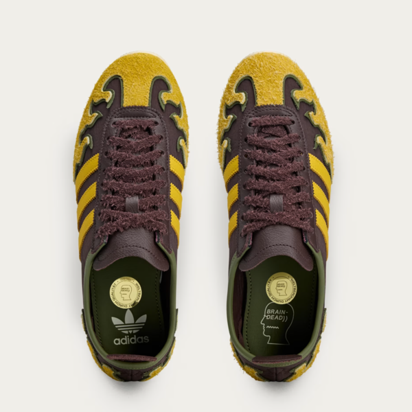 Brain Dead x adidas Japan "Brown Hazel Yellow" (JQ6789) Release Date