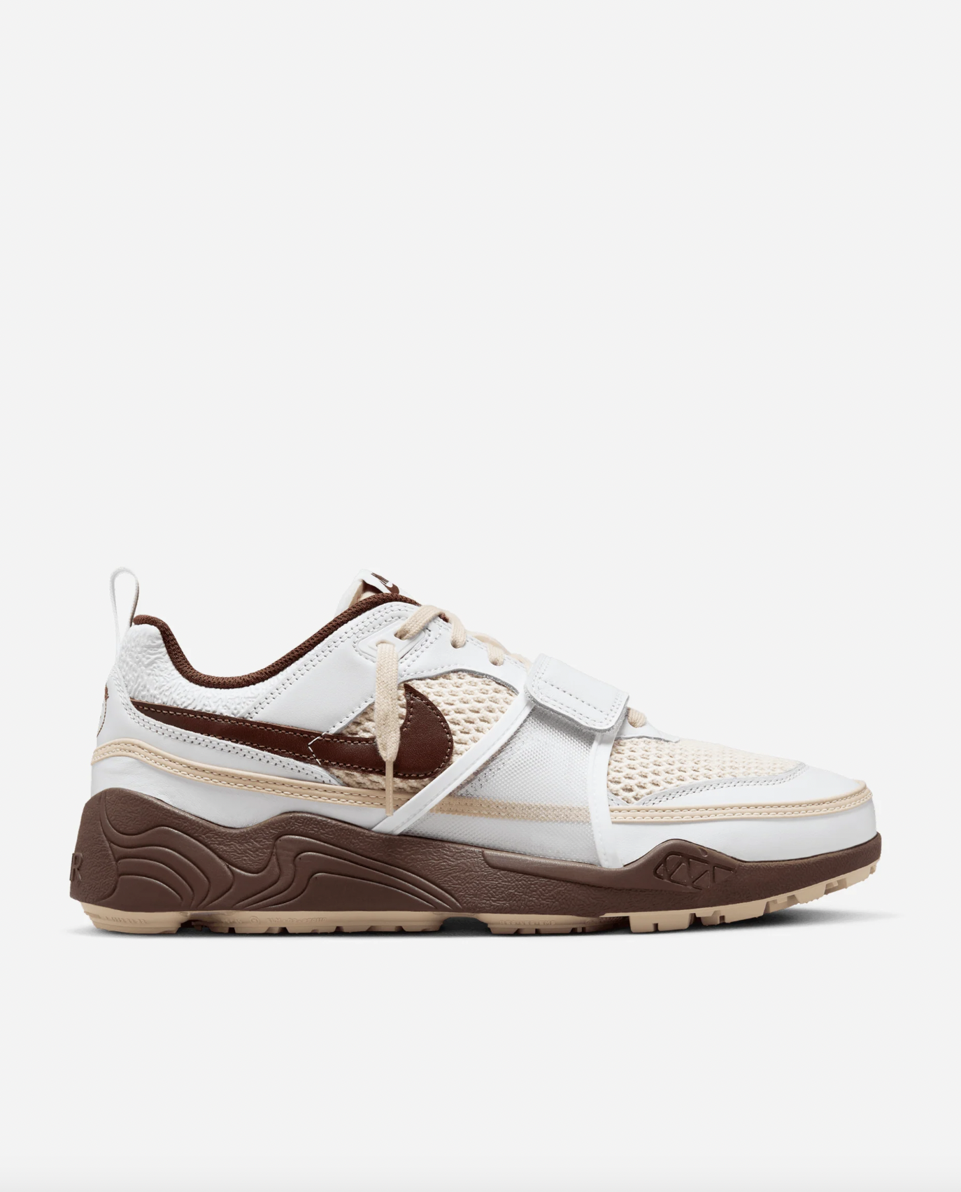 Travis Scott x Nike Zoom Field Jaxx "Light Chocolate" On Foot