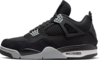 Air Jordan 4 "Black Canvas"