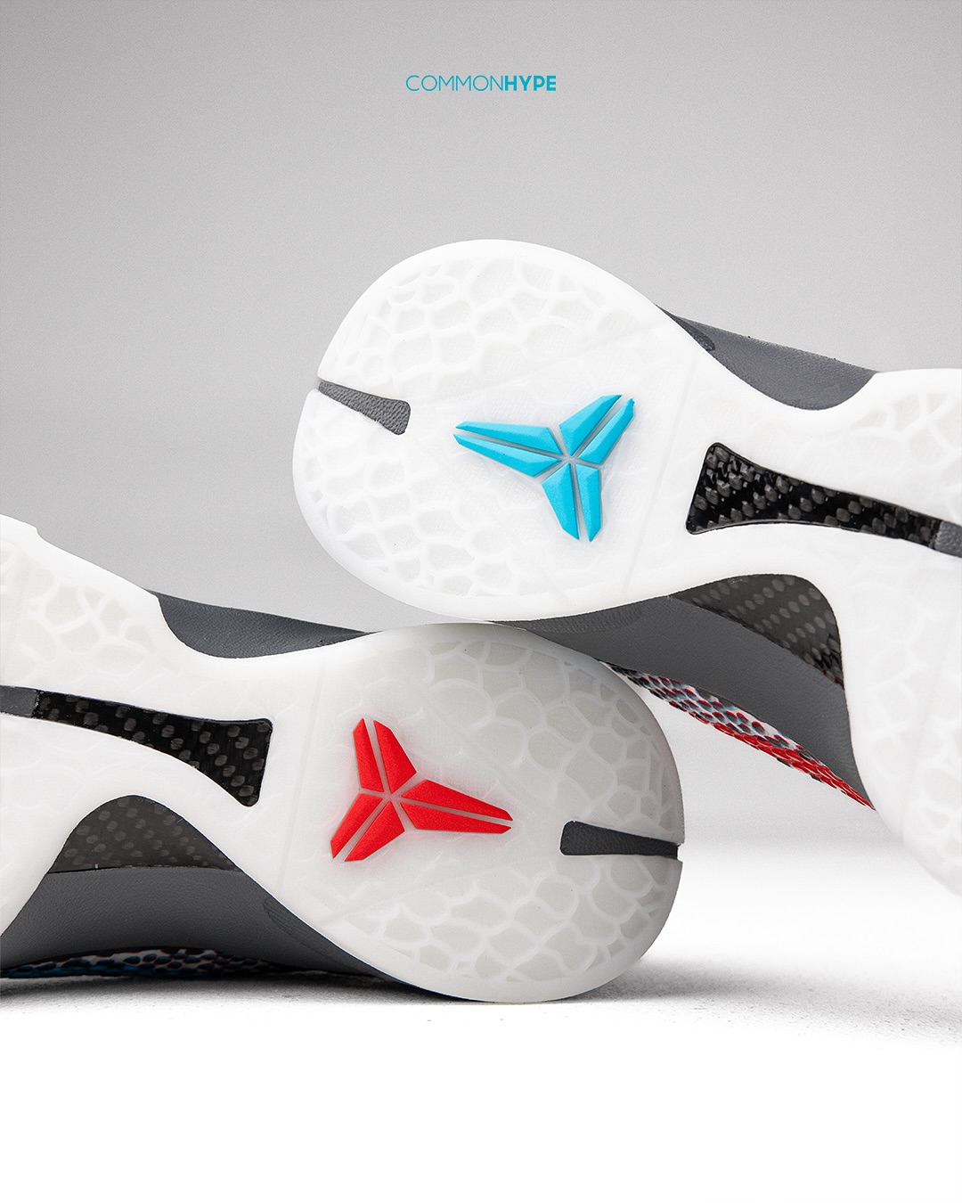 Nike Kobe 6 Protro 3D Hollywood 2026 sneaker with 3D lenticular upper and red/blue mismatched Swooshes