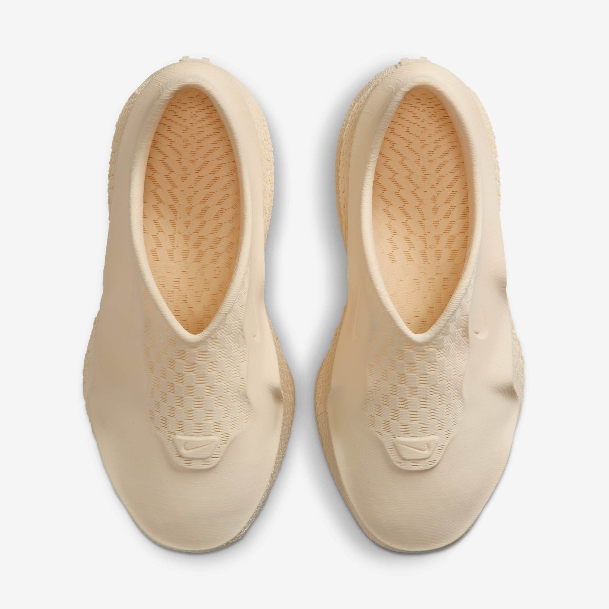 Side view of the Nike Air Max 1000 “Oatmeal” with 3D-printed upper.