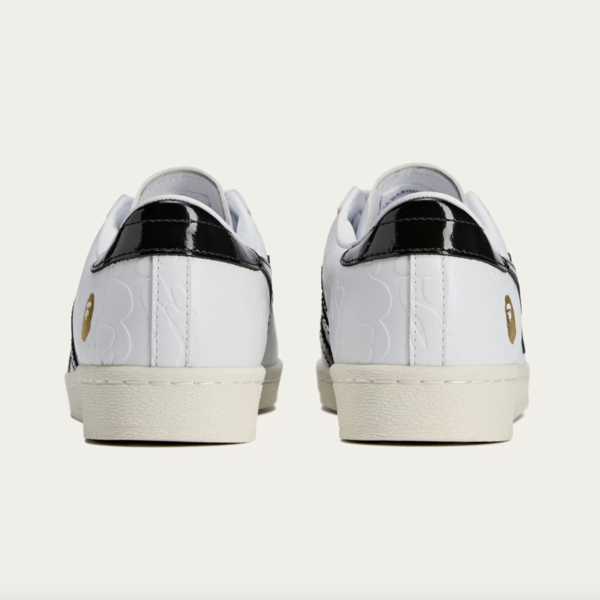 A Bathing Ape x adidas Superstar Vintage "White Black" (JR2701) Release Date