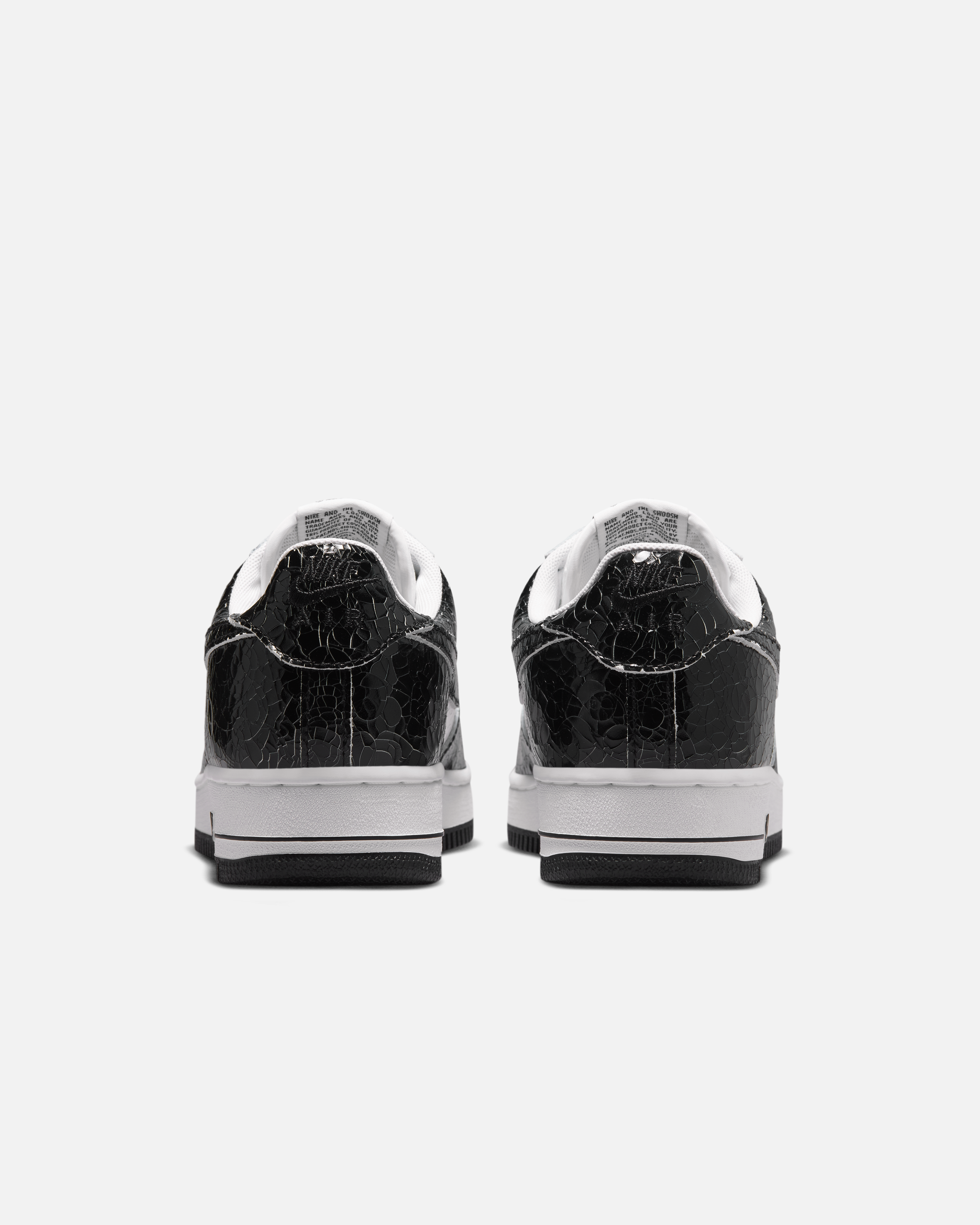 Nike Air Force 1 Low Cracked Leather Black