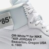 Off-White x Air Jordan 1 High “Euro” (AA3834-100) Erscheinungsdatum