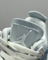 Air Jordan 4 TEX Worn Blue closeup top