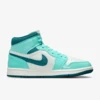 Air Jordan 1 Mid "Bleached Turquoise" (W) (DZ3745-300) Release Date