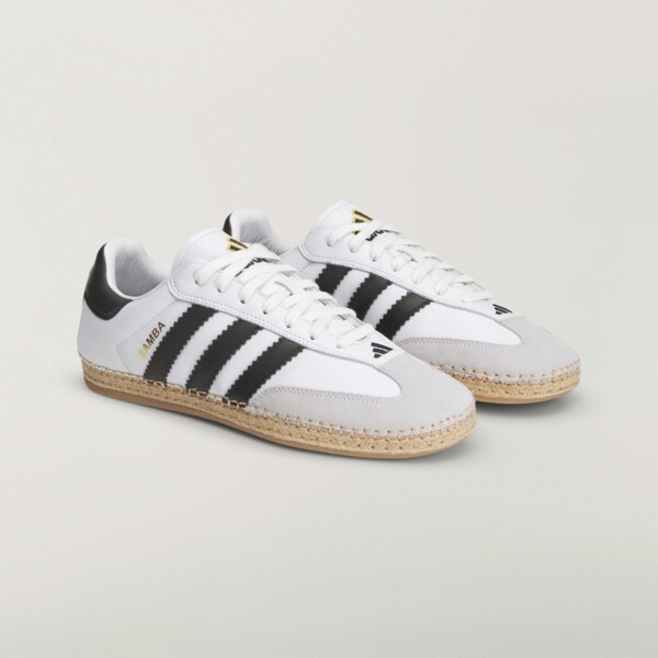 CLOT x adidas Samba Espadrille "White Black" (KJ0274) Release Date
