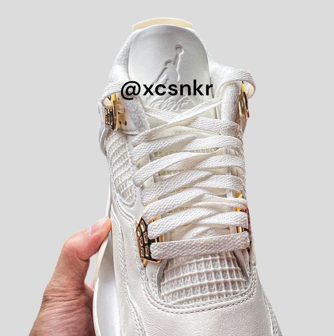 A New (Gilded) Air Jordan 4 Sail Is Rumored for 2024