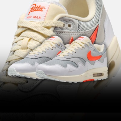 Patta x Nike Air Max 1 "White Hyper Crimson": Release Info