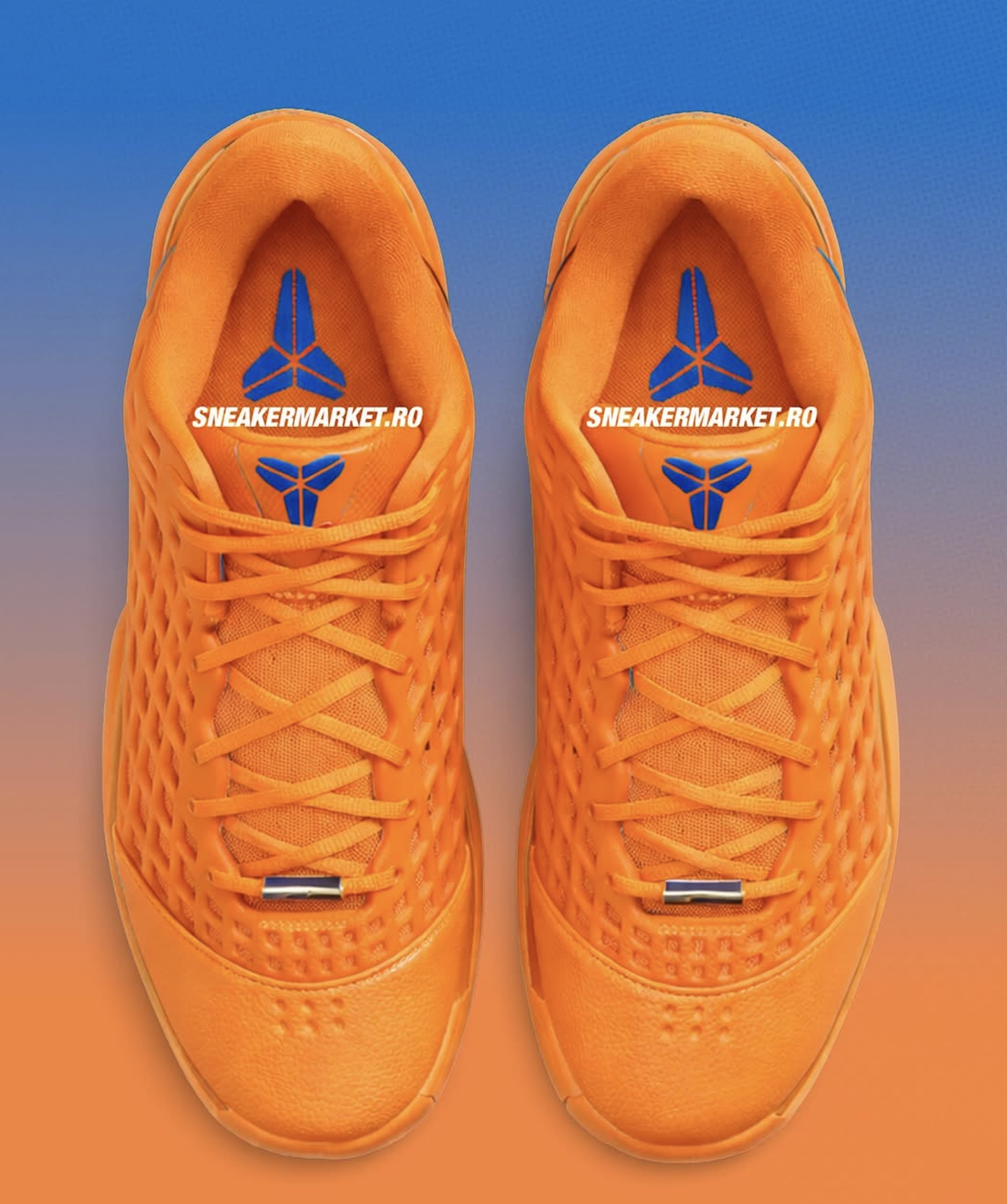 Jalen Brunson Nike Kobe 3 Low Protro Arancia mockup images