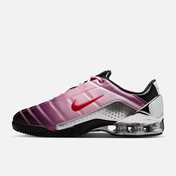 Forget-Me-Nots x Nike Total 90 Shox Magia "Shy Pink Red Black" (IQ5683-601) Release Date
