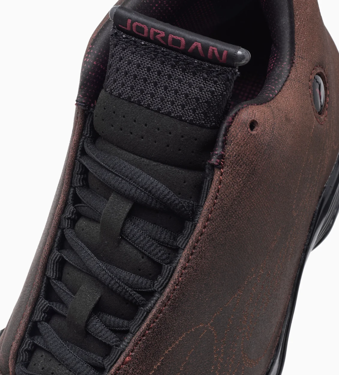 Mowalola Air Jordan 14 Burnt Red